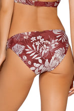 Load image into Gallery viewer, Sunsets Femme Fatale Hipster Women's Swimsuit Bikini Bottom, Hawaiian Hideaway, Large