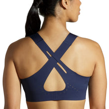 Load image into Gallery viewer, Brooks Women's Crossback 2.0 Sports Bra for Running, Workouts &amp; Sports - Navy - 30 DD/E