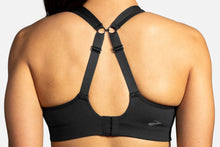 Load image into Gallery viewer, Brooks Women's Convertible Sports Bra for High Impact Running, Workouts &amp; Sports with Maximum Support - Black - 38 E