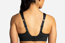 Load image into Gallery viewer, Brooks Women's Convertible Sports Bra for High Impact Running, Workouts &amp; Sports with Maximum Support - Black - 38 E