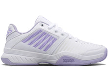 Load image into Gallery viewer, K-Swiss Women's Court Express Tennis Shoe, White/Purple Heather, 7.5 M