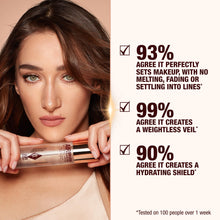 Load image into Gallery viewer, Charlotte Tilbury Airbrush Flawless Setting Spray - Ultra-Fine Hydrating Mist to Prime &amp; Set Makeup Up to 16Hr – Soothes and Blurs Skin, Waterproof, Wedding Makeup