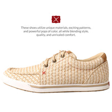 Load image into Gallery viewer, Twisted X Women's Kicks, Moc Toe, Sand Shell Tweed, 7.5 M