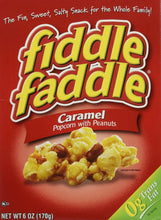 Load image into Gallery viewer, fiddle faddle Carmel Popcorn with peanuts....6 boxes 6. oz each