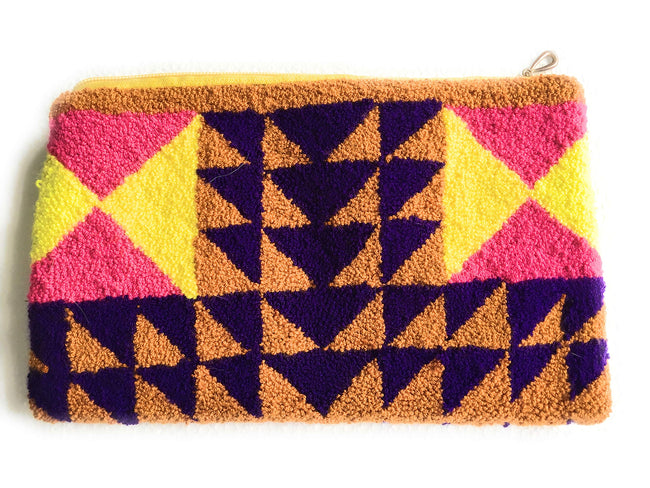 100% Handmade wristlet bag