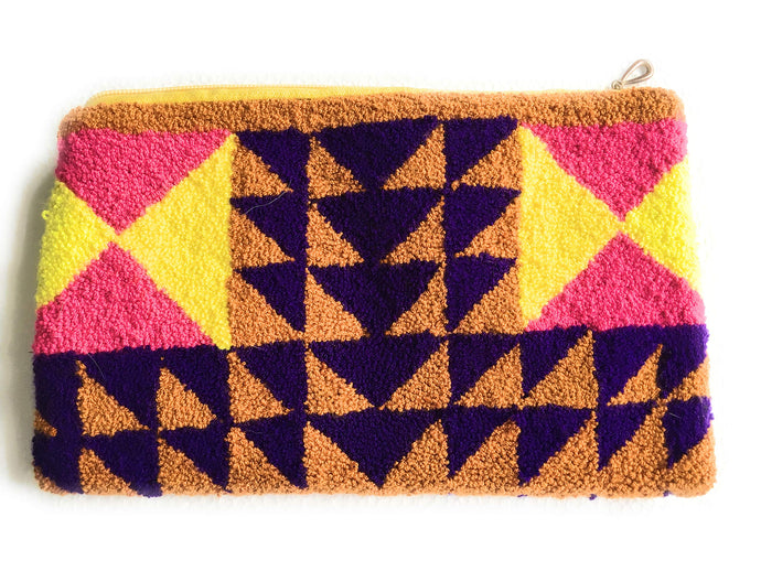 100% Handmade wristlet bag