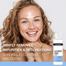 Load image into Gallery viewer, Neutrogena Alcohol-Free Gentle Daily Fragrance-Free Face Toner to Tone &amp; Refresh Skin, Toner Gently Removes Impurities &amp; Reconditions Skin, Hypoallergenic, 8 fl. oz