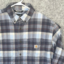 Load image into Gallery viewer, 104909 Rugged Flex(R) Flannel Shirt - Long Sleeve, Factory Seconds (For Men) - FOLKSTONE GREY HEATHER (M )