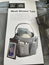 Load image into Gallery viewer, SALT Mesh Shower Tote in Grey