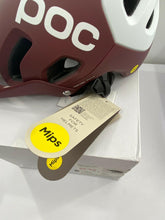 Load image into Gallery viewer, POC Tectal Race MIPS Cycling Helmet Garnet Red/Hydrogen White Matt LRG