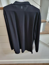 Load image into Gallery viewer, IZOD Men's Golf Long Sleeve Tournament Polo Shirt, Black, XX-Large