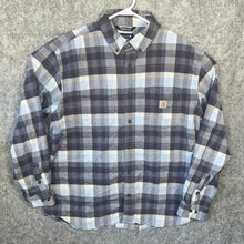 Load image into Gallery viewer, 104909 Rugged Flex(R) Flannel Shirt - Long Sleeve, Factory Seconds (For Men) - FOLKSTONE GREY HEATHER (M )