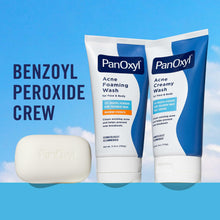 Load image into Gallery viewer, PanOxyl Antimicrobial Hydrating Acne Creamy Wash, 4% Benzoyl Peroxide, 6 Ounce