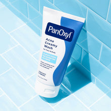 Load image into Gallery viewer, PanOxyl Antimicrobial Hydrating Acne Creamy Wash, 4% Benzoyl Peroxide, 6 Ounce