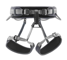 Load image into Gallery viewer, PETZL CORAX Harness - Versatile and Fully Adjustable Rock Climbing, Ice Climbing and Mountaineering Harness - Grey - Size 2