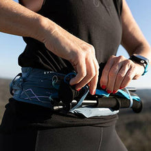 Load image into Gallery viewer, Nathan Running Belt Vaporhowe Hydration WaistBelt WaistPak. Includes Soft Flask, Storage, Zipper Pocket. For Running, Hiking Fanny Pack. Bounce Free.