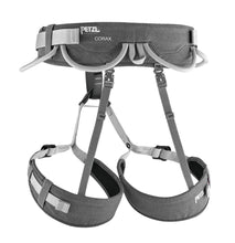 Load image into Gallery viewer, PETZL CORAX Harness - Versatile and Fully Adjustable Rock Climbing, Ice Climbing and Mountaineering Harness - Grey - Size 2