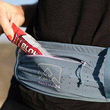 Load image into Gallery viewer, Nathan Running Belt Vaporhowe Hydration WaistBelt WaistPak. Includes Soft Flask, Storage, Zipper Pocket. For Running, Hiking Fanny Pack. Bounce Free.