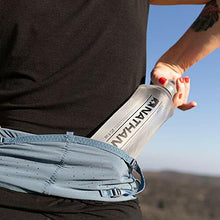 Load image into Gallery viewer, Nathan Running Belt Vaporhowe Hydration WaistBelt WaistPak. Includes Soft Flask, Storage, Zipper Pocket. For Running, Hiking Fanny Pack. Bounce Free.