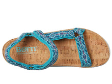 Load image into Gallery viewer, BORN Female Adult Women 7 BR0035413 Turquoise Fabric