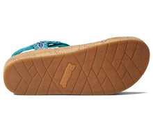 Load image into Gallery viewer, BORN Female Adult Women 7 BR0035413 Turquoise Fabric