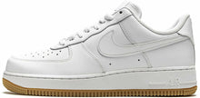 Load image into Gallery viewer, Men&#39;s Nike Air Force 1 &#39;07 White/White-Gum Light Brown (DJ2739 100) - 12.5