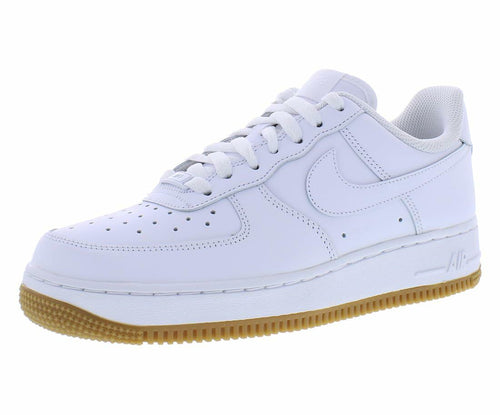 Men's Nike Air Force 1 '07 White/White-Gum Light Brown (DJ2739 100) - 12.5