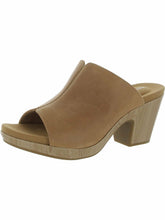 Load image into Gallery viewer, Rockport Womens Leather Slip-On Slide Sandals