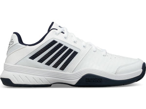 K-Swiss Men`s Court Express Tennis Shoes White and Navy (  10.5   )