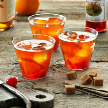 Load image into Gallery viewer, Party Essentials Disposable 9 oz Party Old Fashioned Tumblers | Punch Cups | Cocktail Glasses, 40 Count, Clear, Hard Plastic