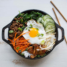 Load image into Gallery viewer, Lodge Pre-Seasoned Cast Iron Mini WOK - Dual Assist Handle - Use in the Oven, on the Stove, or on the Grill - 6.25 Inch