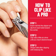 Load image into Gallery viewer, Revlon Nail Clipper With File, Manicure Care Tool With a Curved Blade for an Accurate Trimming and Grooming, Easy to Use (Pack of 1)