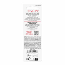 Load image into Gallery viewer, Revlon Nail Clipper With File, Manicure Care Tool With a Curved Blade for an Accurate Trimming and Grooming, Easy to Use (Pack of 1)