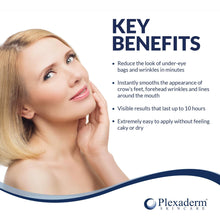 Load image into Gallery viewer, Plexaderm Rapid Reduction Eye Serum, Advanced Formula - Anti Aging Serum Visibly Reduces Under-Eye Bags, Wrinkles, Dark Circles, Fine Lines &amp; Crow&#39;s Feet Instantly - Instant Wrinkle Remover for Face