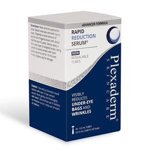 Plexaderm Rapid Reduction Eye Serum, Advanced Formula - Anti Aging Serum Visibly Reduces Under-Eye Bags, Wrinkles, Dark Circles, Fine Lines & Crow's Feet Instantly - Instant Wrinkle Remover for Face
