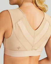 Load image into Gallery viewer, Tommie Copper Posture Corrector and Compression Bra for Women, Back and Shoulder Support, Nude S