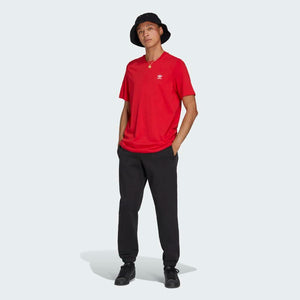 adidas Originals Men's Trefoil Essentials T-Shirt, Better Scarlet, Large