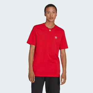 adidas Originals Men's Trefoil Essentials T-Shirt, Better Scarlet, Large