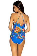 Load image into Gallery viewer, Sunsets Crossroads Tankini Women's Swimsuit Top with Underwire, Enchanted, 34DD