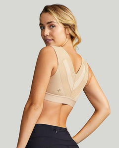 Tommie Copper Posture Corrector and Compression Bra for Women, Back and Shoulder Support, Nude S
