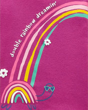 Load image into Gallery viewer, Carter's Girls' 4-Piece Snug Fit Cotton Pajamas (Rainbow Dreamin, 2T)