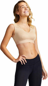 Tommie Copper Posture Corrector and Compression Bra for Women, Back and Shoulder Support, Nude S