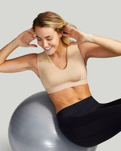 Load image into Gallery viewer, Tommie Copper Posture Corrector and Compression Bra for Women, Back and Shoulder Support, Nude S
