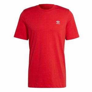 adidas Originals Men's Trefoil Essentials T-Shirt, Better Scarlet, Large
