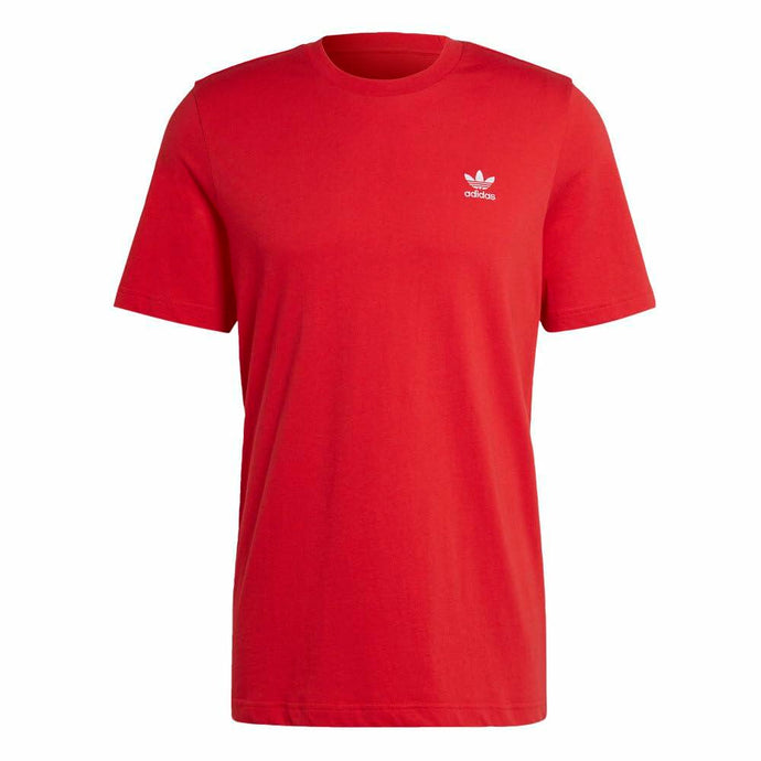 adidas Originals Men's Trefoil Essentials T-Shirt, Better Scarlet, Large