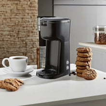 Load image into Gallery viewer, Deahun Mainstays Single Serve Dual Brew Coffee,14 ounce, Black