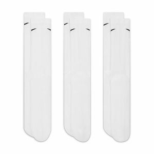 Nike Men's Dry 3 Pack Everyday Cushion Crew Training Socks White Size Large