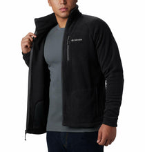 Load image into Gallery viewer, Columbia Men's Fast Trek II Full Zip Fleece Jacket, Black, Medium