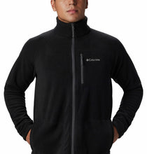 Load image into Gallery viewer, Columbia Men's Fast Trek II Full Zip Fleece Jacket, Black, Medium