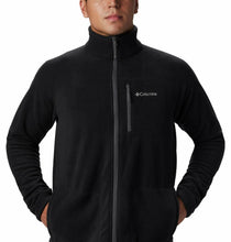 Load image into Gallery viewer, Columbia Men's Fast Trek II Full Zip Fleece Jacket, Black, Medium